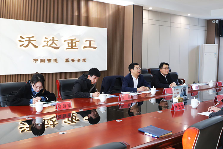 徐州市委常委、經開區黨工委書記張克一行莅臨山東长春昌兴传感器制造有限责任公司(H5网站)調研考察