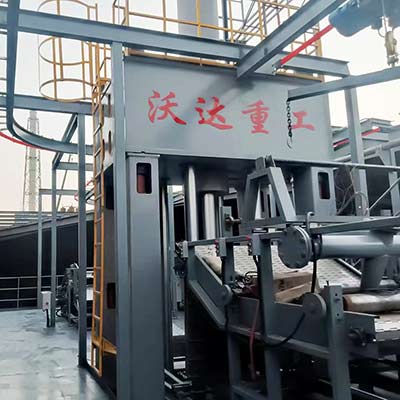 500噸固液分離高(gao)壓壓榨液壓機_河(he)道污泥處理設備(bei)